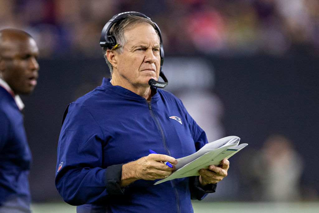 New England Patriots head coach Bill Belichick is a possible candidate to take over the Dallas Cowboys.