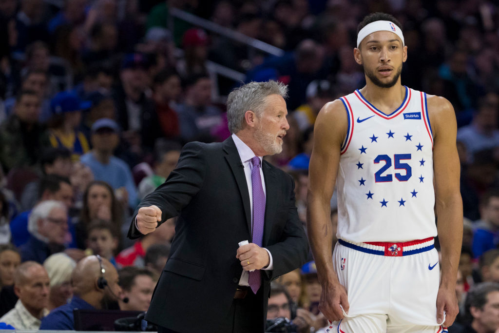 Ben Simmons and 76ers coach Brett Brown will be seeing a lot of each other over the next 18 months.