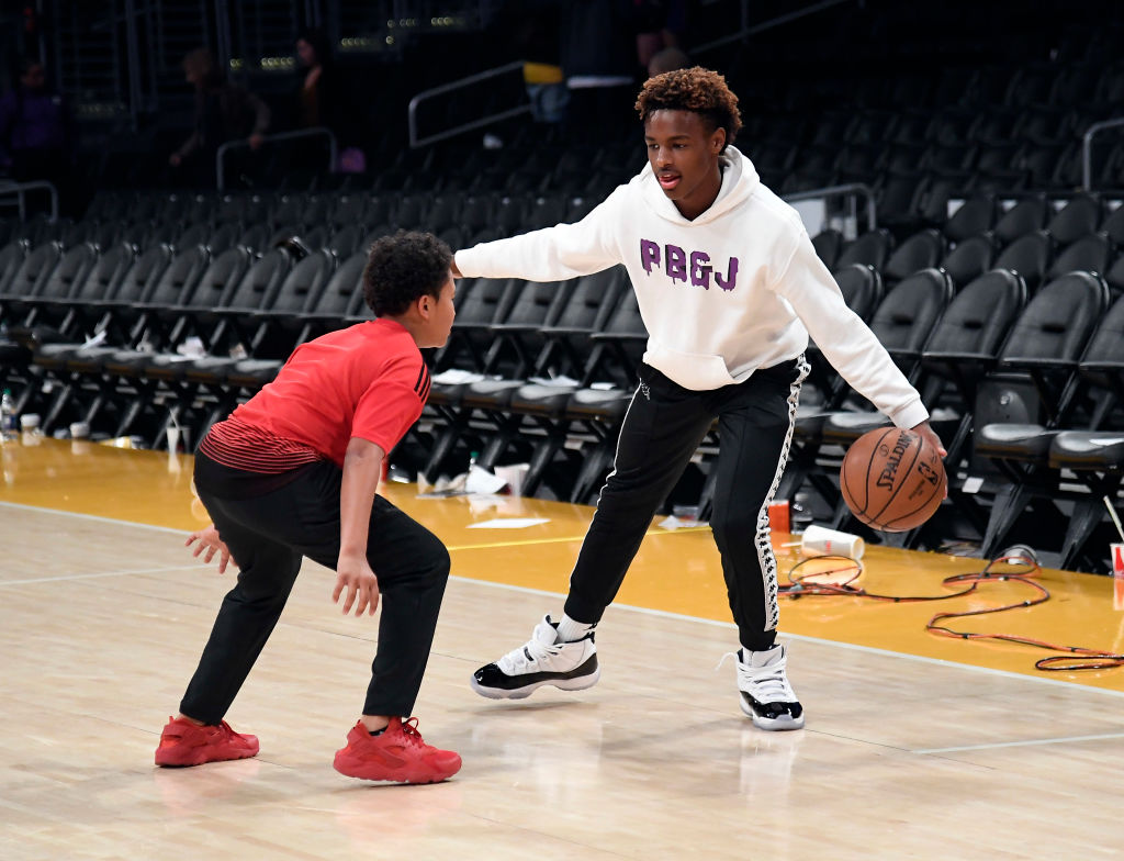 bronny james shoe collection