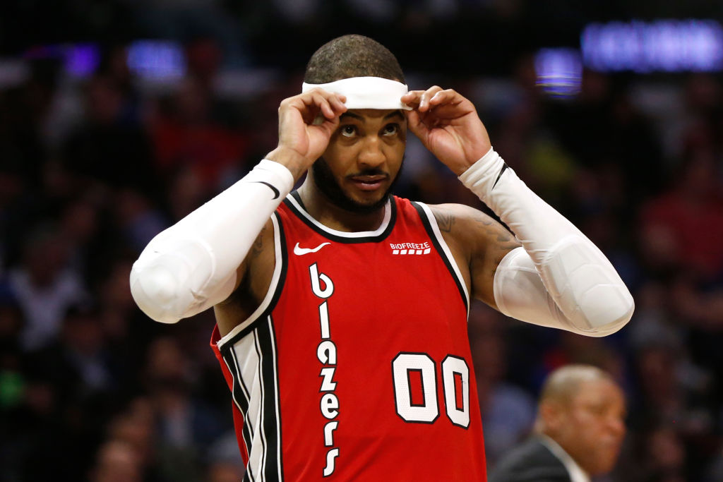 Carmelo Anthony almost retired before joining the Portland Trail Blazers.
