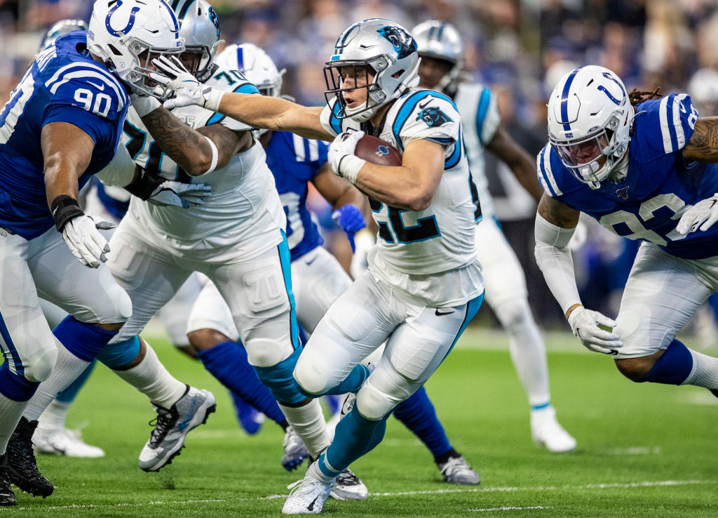 Panthers running back Christian McCaffrey