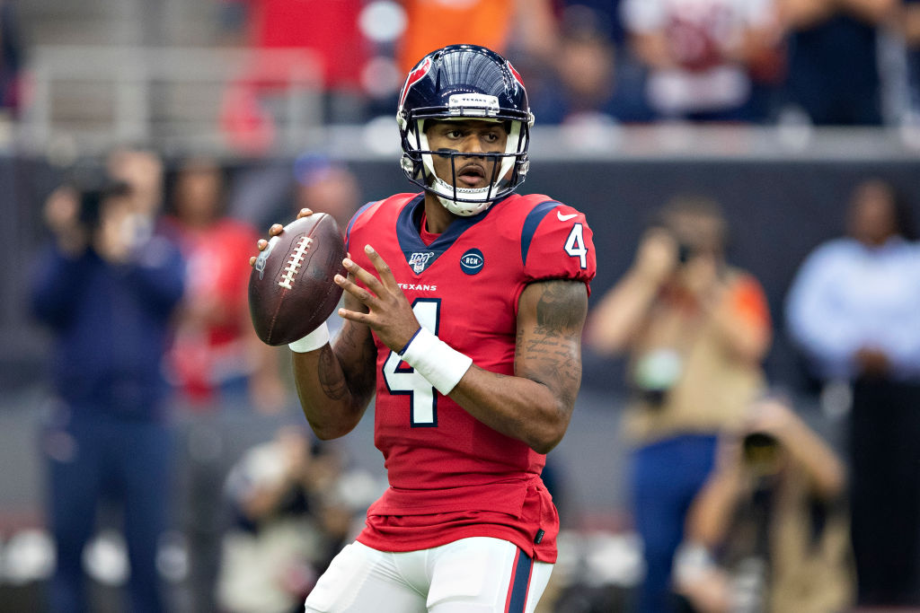 deshaun watson red jersey