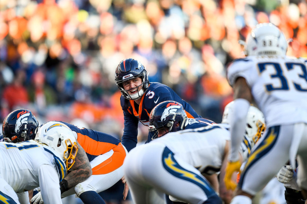 Drew Lock drew rave reviews from Peyton Manning for the way he played in his NFL debut.