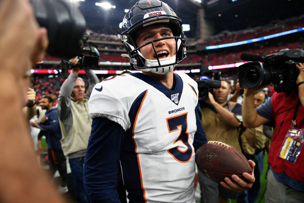 Drew Lock is off to a 2-0 start after an impressive performance in Houston