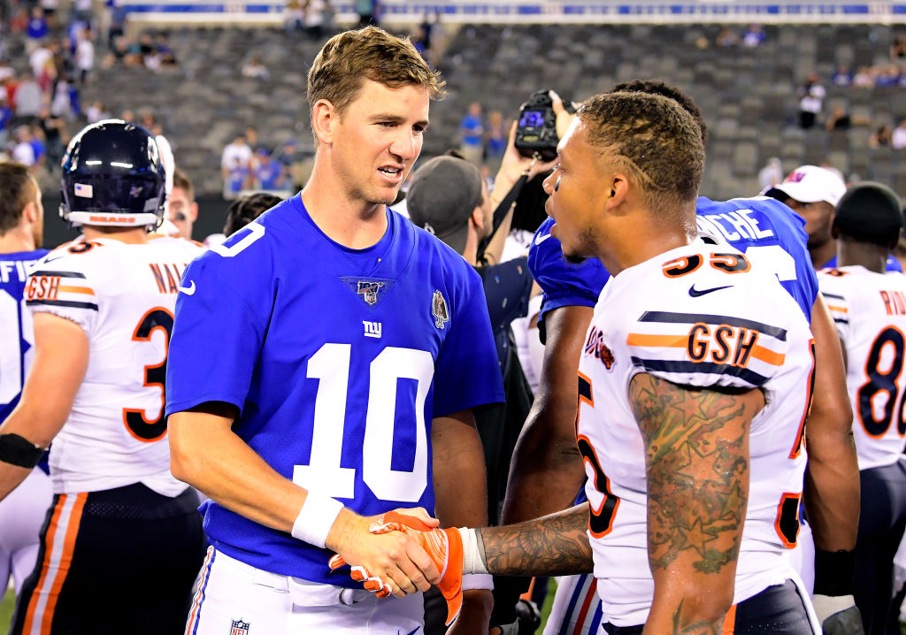 Eli Manning could leave the Giants after the 2019 season; could he suit up for the Chicago Bears in 2020?