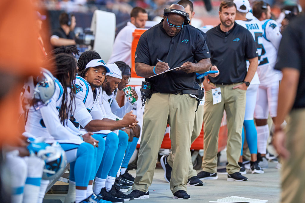 Perry Fewell has taken over the Carolina Panthers coaching job for the rest of the season, replacing Ron Rivera.