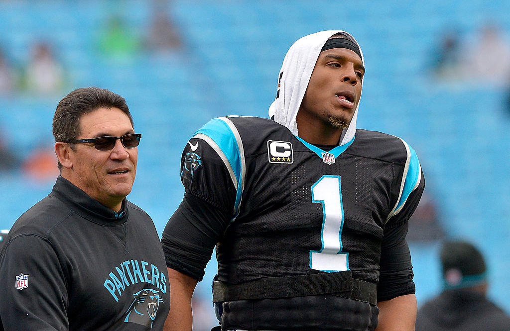 Former Panthers coach Ron Rivera achieved a lot of success with QB Cam Newton, but he has two words of caution to teams thinking of adding Newton.