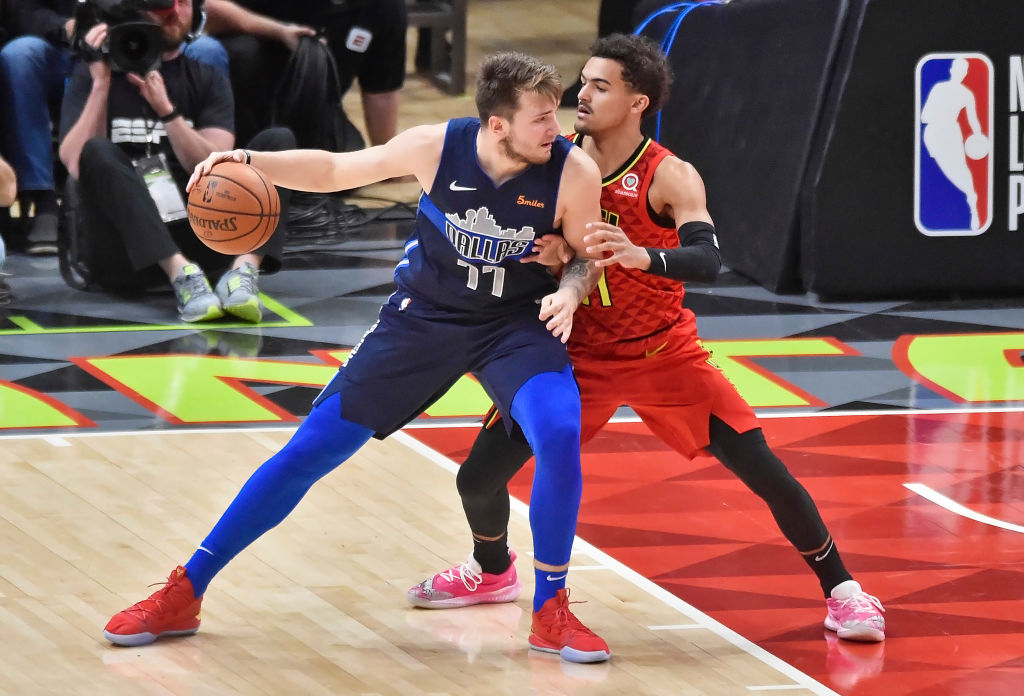 Trae Young wants everyone to stop mentioning him and Luka Doncic in the same sentence all the time.