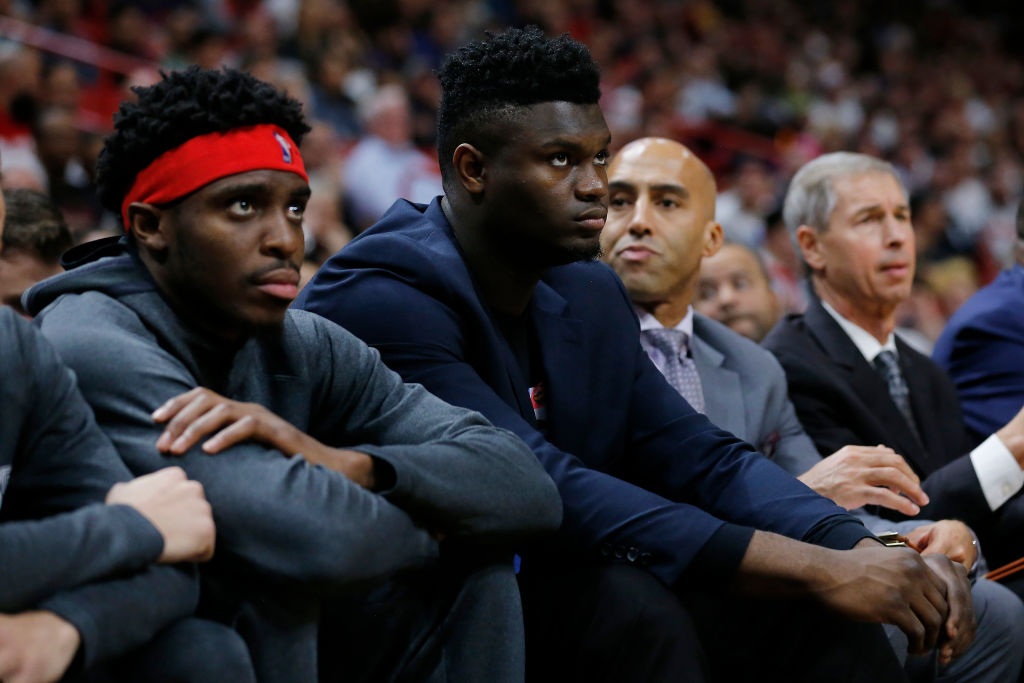 Due to a knee injury, Zion Williamson is yet to play for the New Orleans Pelicans.