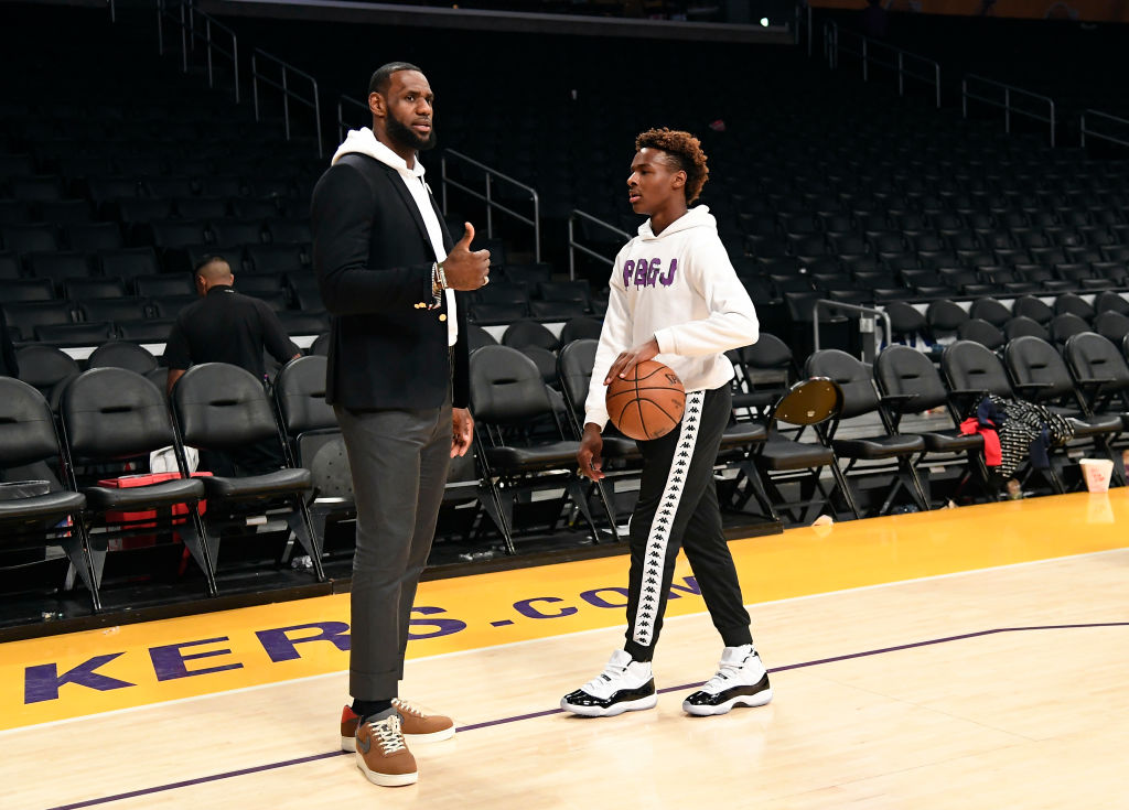 LeBron James' son, Bronny, is already learning the harsh realities of stardom.