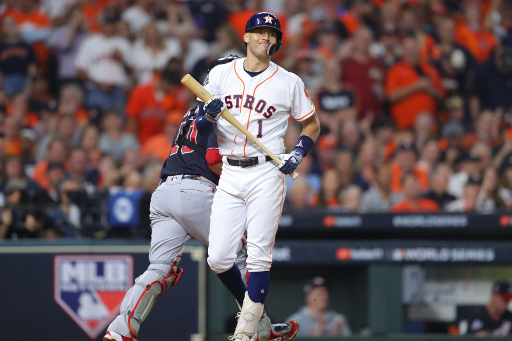 Amid the Astros' cheating scandal, Carlos Correa took a moment to address Mike Fiers' allegations.