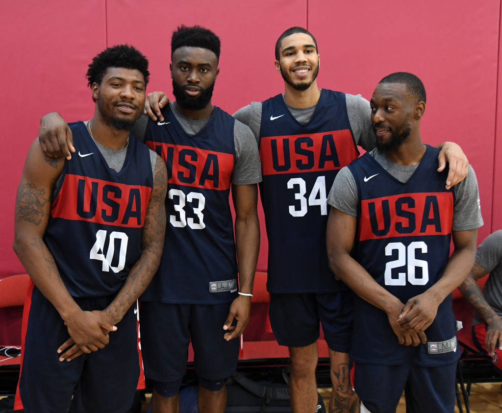 Some NBA teams have dynamic duos or fabulous foursomes, but the Celtics might be the only team with a big three.