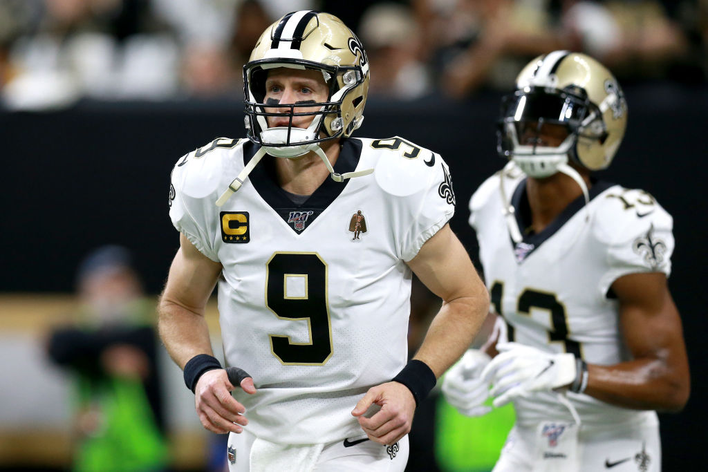 New Orleans Saints quarterback Drew Brees will hit free agency in March.