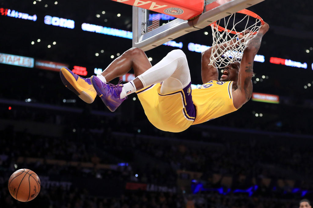 Dwight Howard wants help from a Los Angeles Lakers legend during the Slam Dunk Contest.