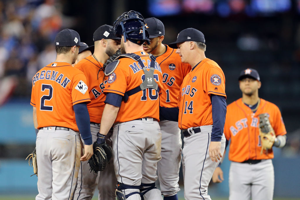 The Houston Astros stole signs en route to the 2017 World Series title.