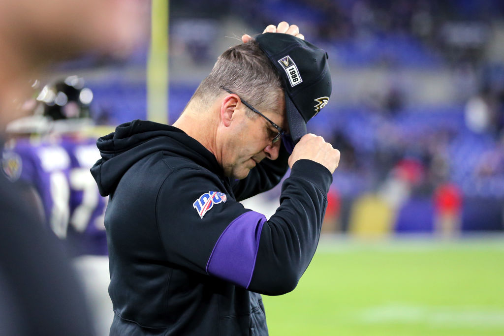 John Harbaugh couldn't lead his Baltimore Ravens to playoff victory over the Tennessee Titans.
