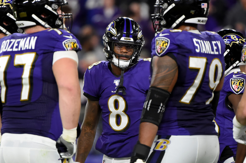 Ravens quarterback Lamar Jackson