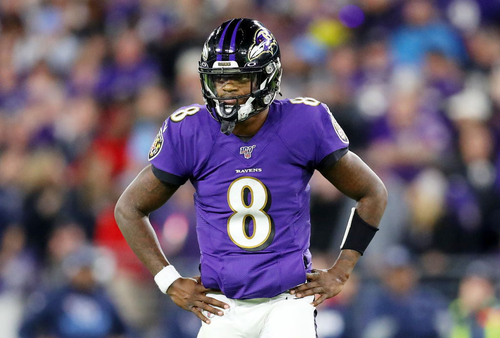 Ravens quarterback Lamar Jackson