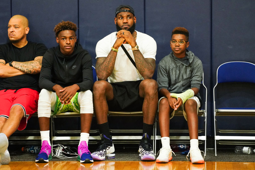 LeBron James and His 2 Sons All Share This Good Habit