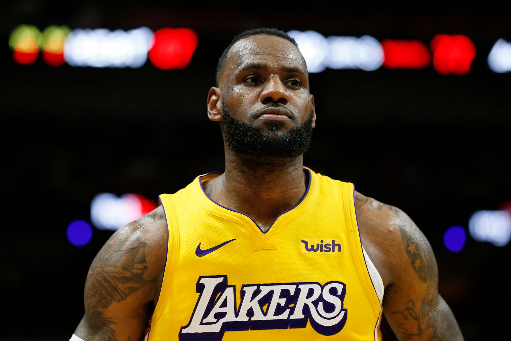 Lakers forward LeBron James