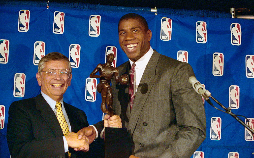 After David Stern's tragic death, Magic Johnson thanked the late NBA commissioner for his support.