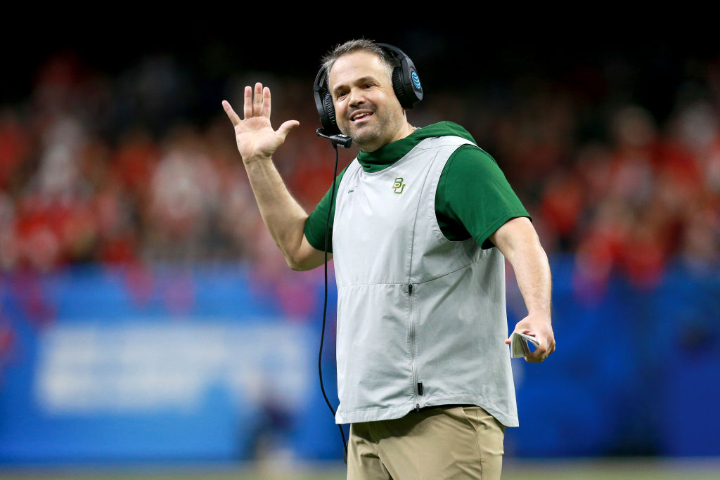 Who is Matt Rhule and how much are the Carolina Panthers paying him?