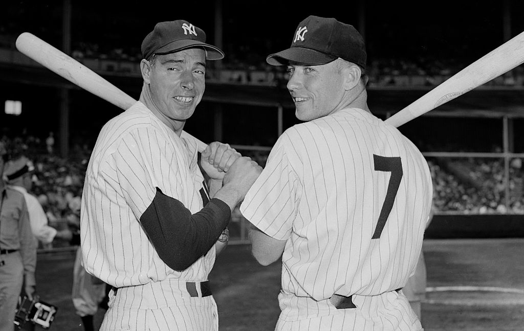 Mickey Mantle Wearing No. 7 