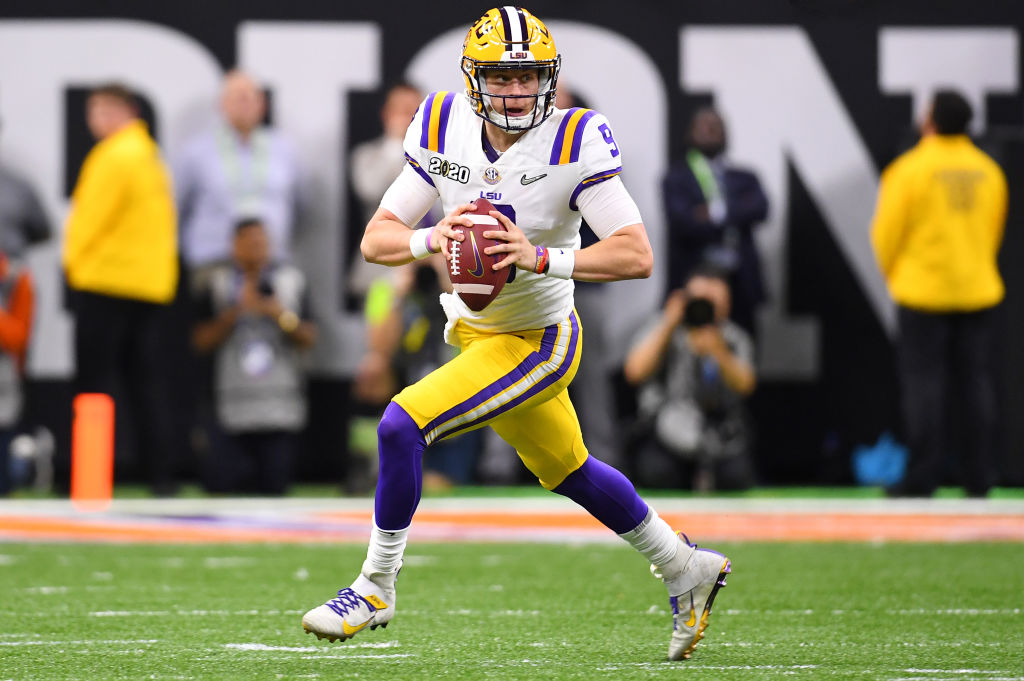 Joe Burrow has plenty of football talent, but he also has small hands.