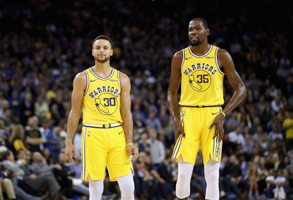 kevin durant yellow warriors jersey