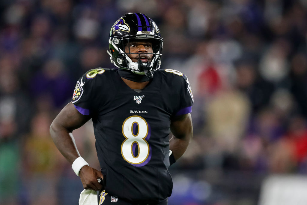 Ravens quarterback Lamar Jackson
