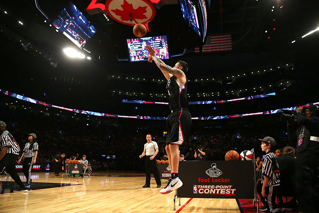 The NBA Three-Point Contest will be a bit different this year.