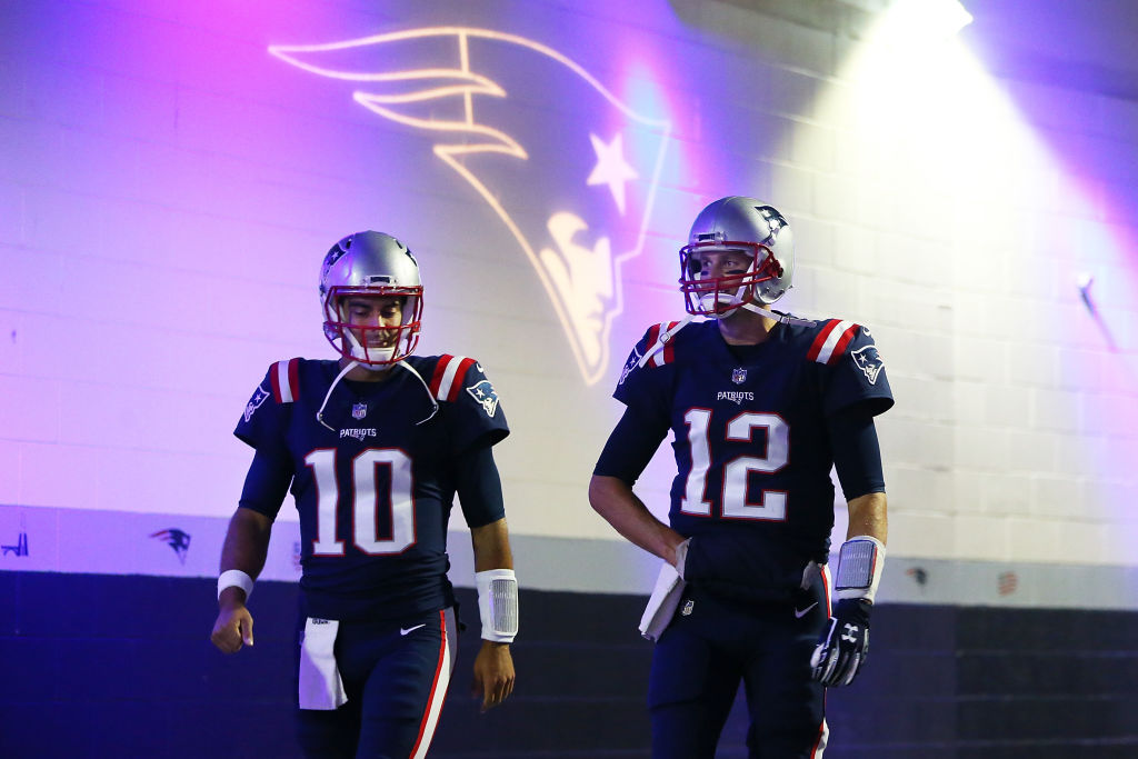 Tom Brady sent his former back-up, Jimmy Garoppolo, a text ahead of the Super Bowl.
