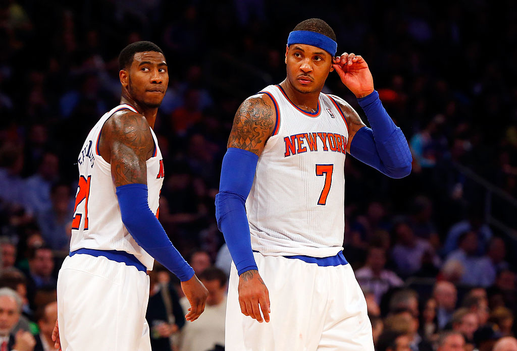 Iman Shumpert recently praised Carmelo Anthony's leadership in the New York Knicks locker room.