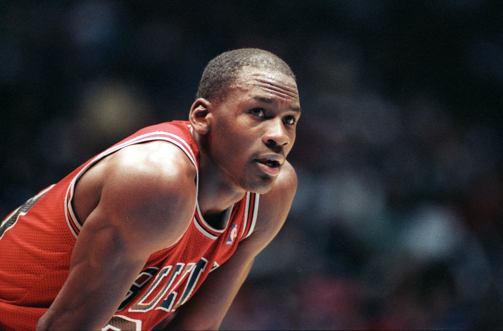 Chicago Bulls All-Star forward Michael Jordan