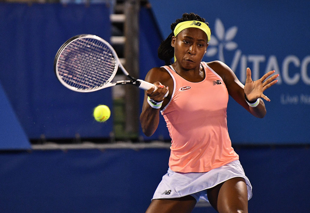 Tennis phenom Coco Gauff, 16, is the youngest player ranked in the top 100 by the Women's Tennis Association. Gauff is helping fundraise to fight the coronavirus.