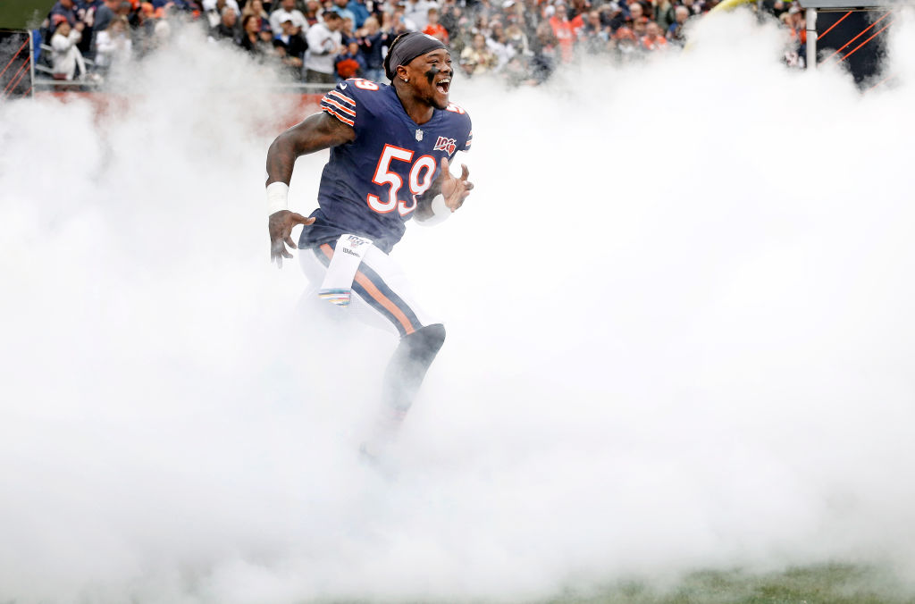 Linebacker Danny Trevathan has been with the Chicago Bears since 2016. Trevathan agreed to stay in Chicago for the next three seasons.