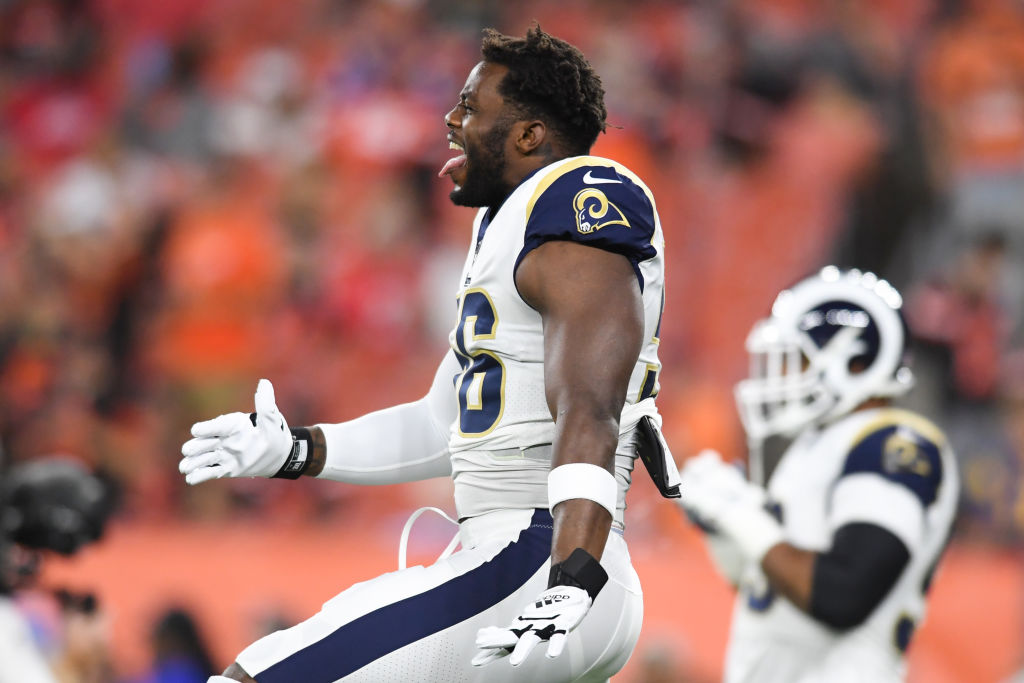 Defensive end Dante Fowler with the Los Angeles Rams in 2019