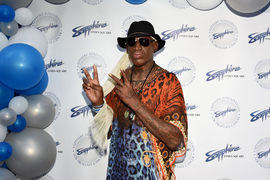 dennis rodman in a wedding dress