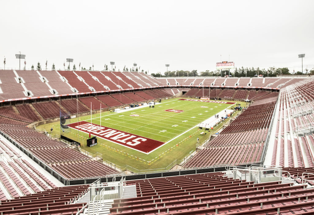 Empty Stanford Stadium