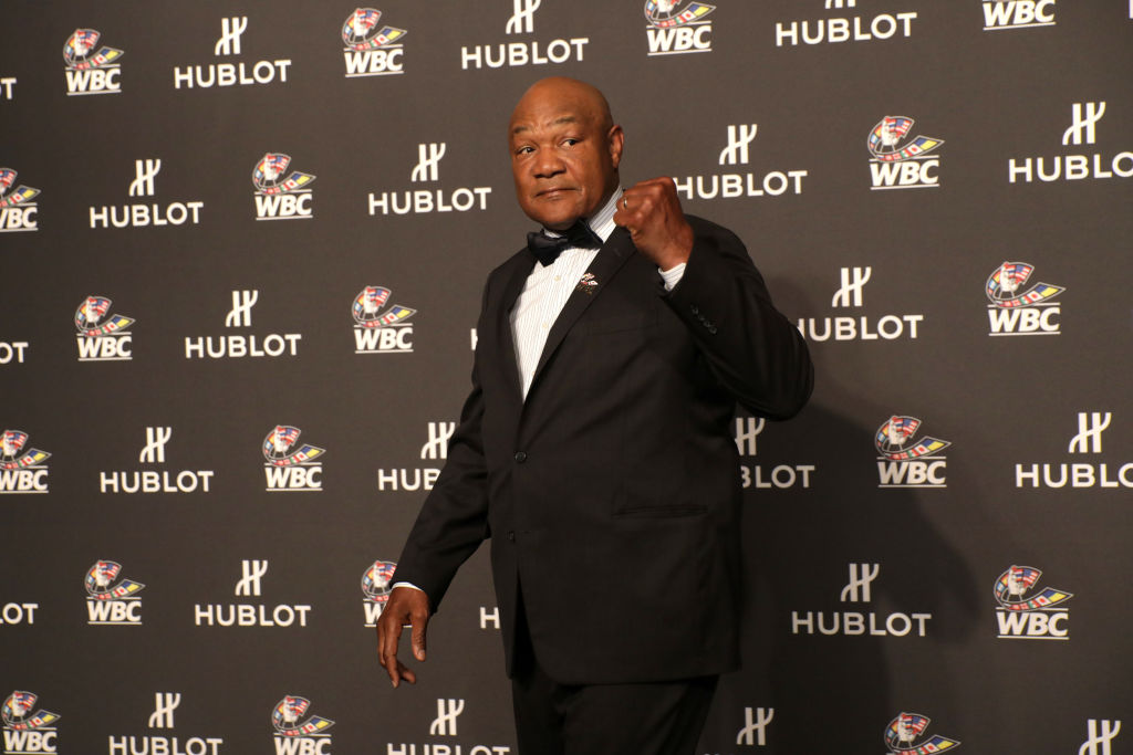 George Foreman attends the 2109 "Night of Champions" Gala in Las Vegas