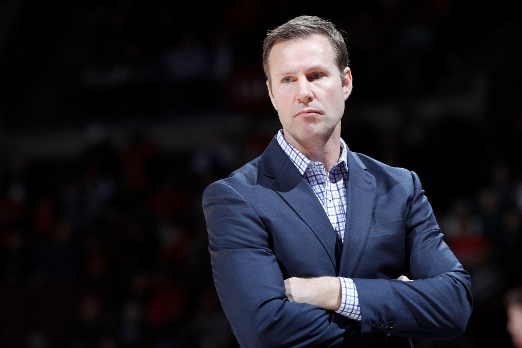 Nebraska head coach Fred Hoiberg fell visibly ill during Wednesday night's Big Ten Tournament game, raising concerns about the coronavirus reaching the NCAA.