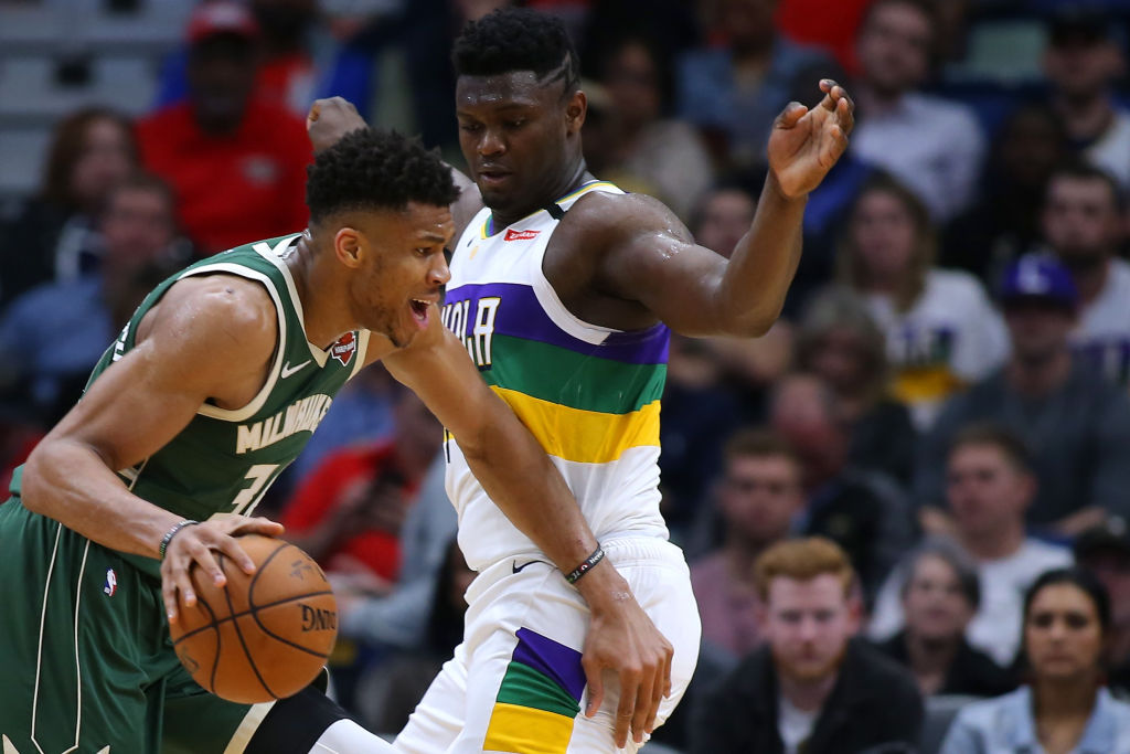 Giannis Antetokounmpo and Zion Williamson are rewriting the NBA history books.
