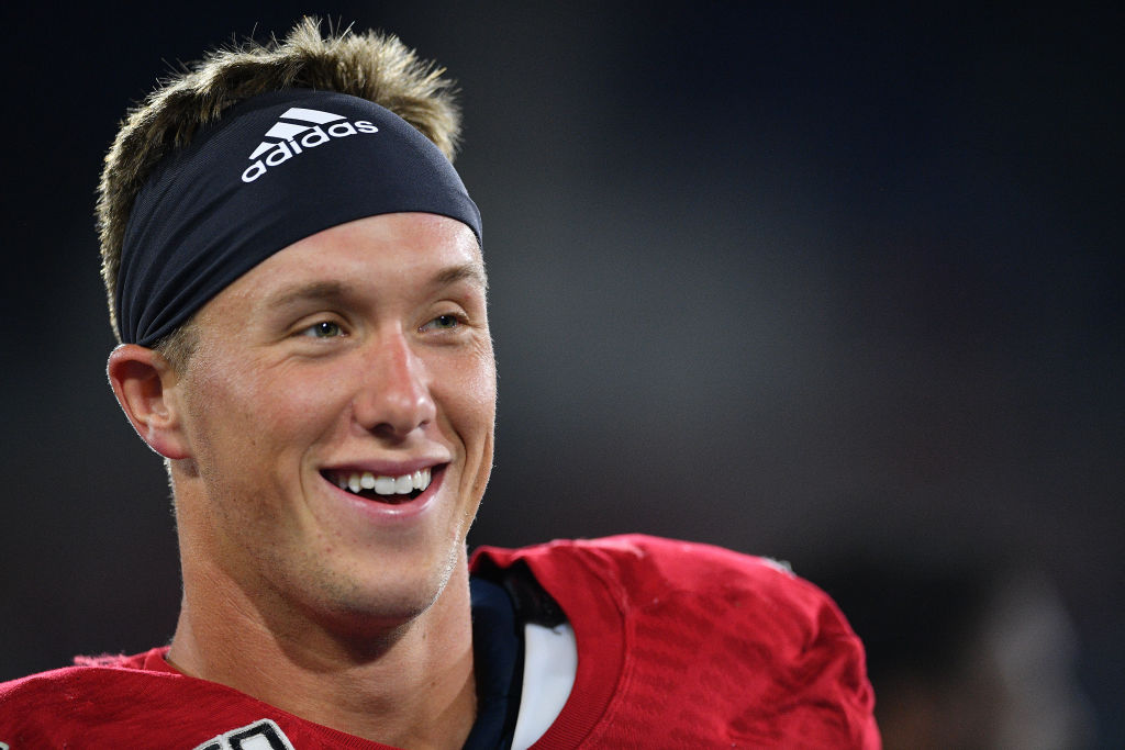Florida Atlantic's Harrison Bryant won the John Mackey Award for being the country's top tight end in 2019.