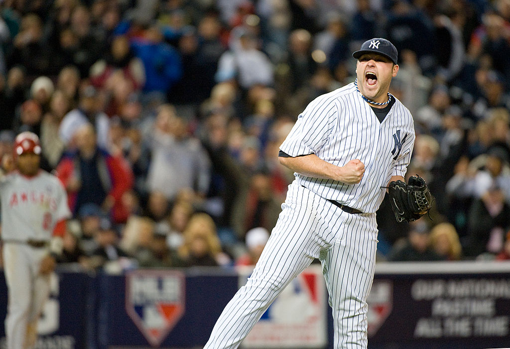 New York Yankees pitcher Joba Chamberlain was loved by fans and criticized by opponents for his trademark fist pumps.