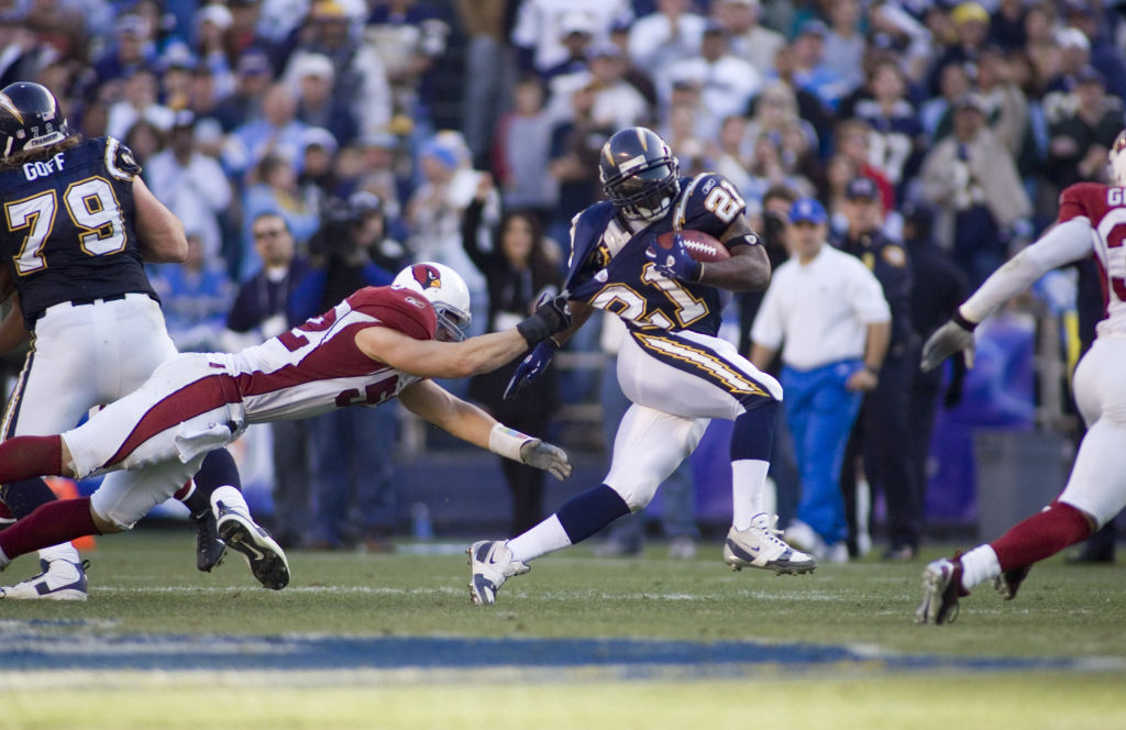 LaDainian Tomlinson broke numerous NFL records with the Chargers during his Hall of Fame career.