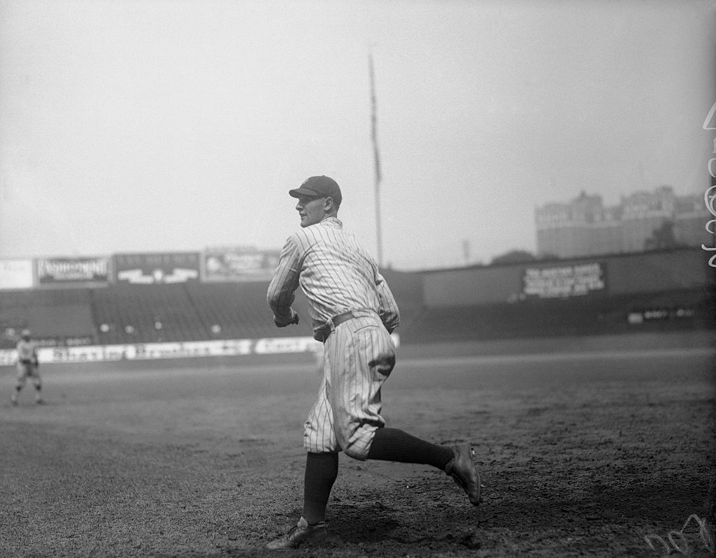 Baseball player Lou Gehrig in 1900