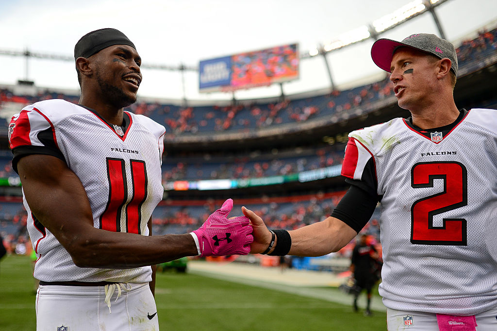 Falcons receiver Julio Jones forms a dangerous tandem with quarterback Matt Ryan.