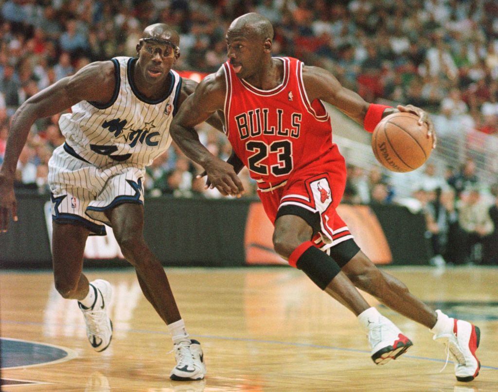 Michael Jordan of Chicago Bulls