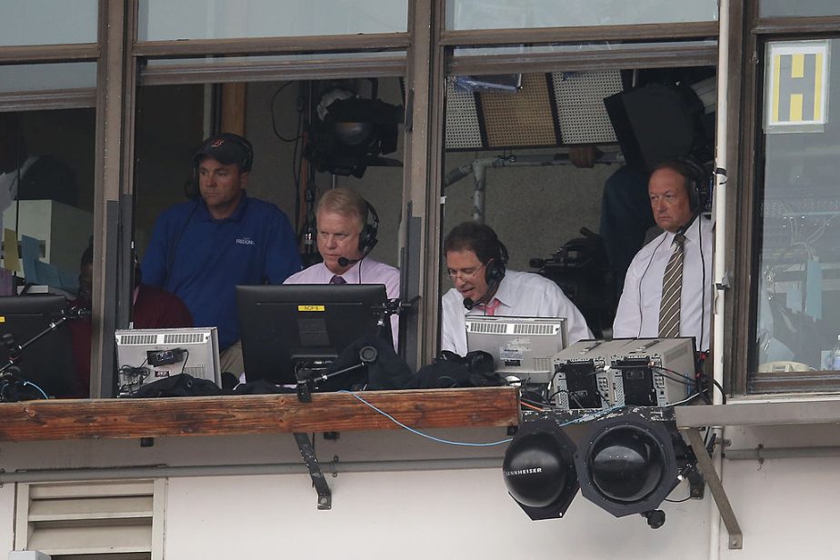 NBC broadcast booth
