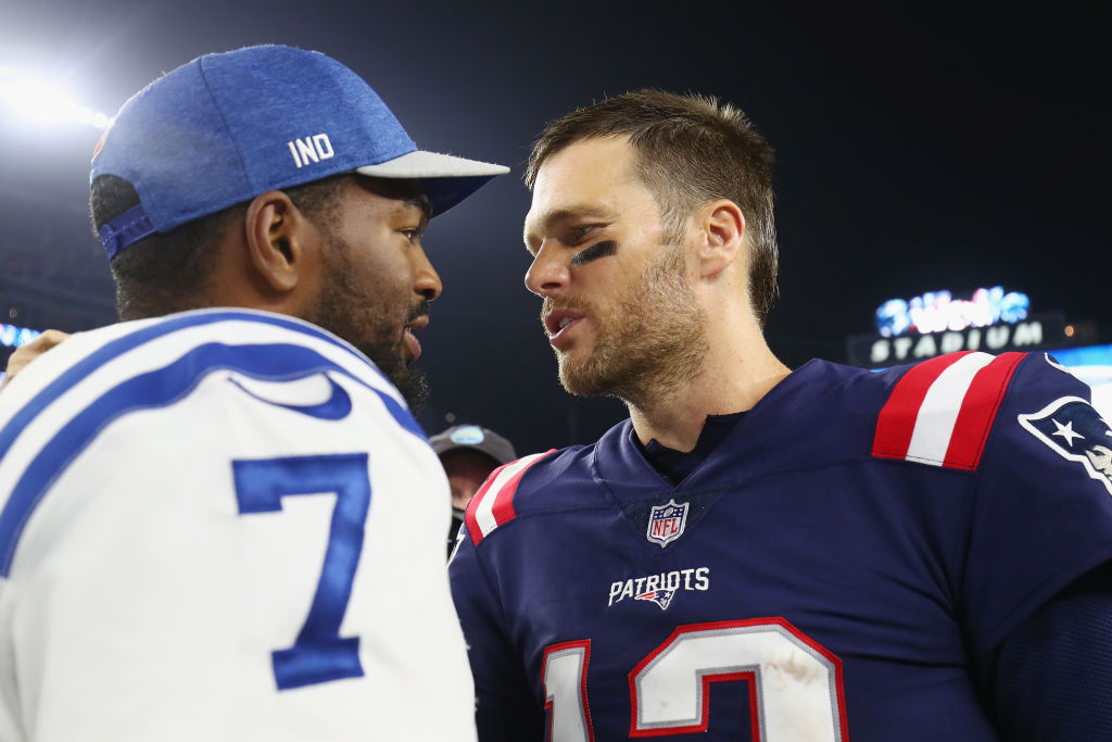 Tom Brady and Jacoby Brissett